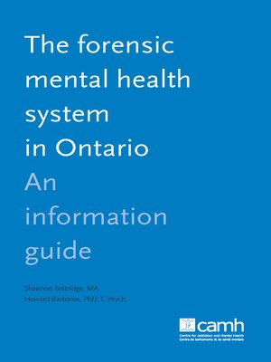 cover image of The Forensic Mental Health System in Ontario